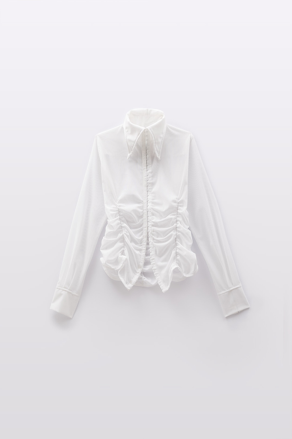 HOOK&EYE BLOUSE IN TULLE